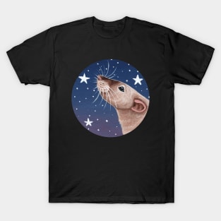 Siamese Rat Stargazing T-Shirt